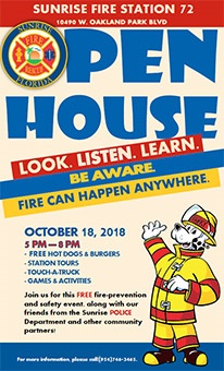 Fire Rescue - Open House Flyer thumbnail