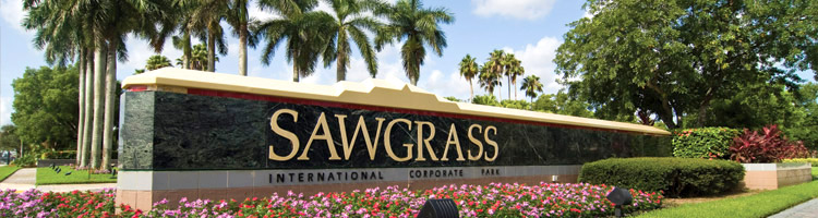 Sawgrass Corporate Park entrance