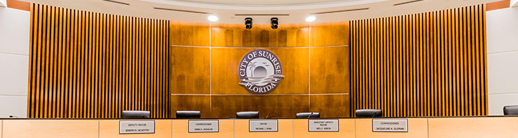 City of Sunrise commission meeting