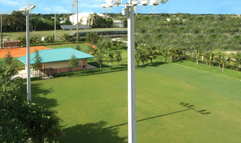 Birdseye view of Piper Field