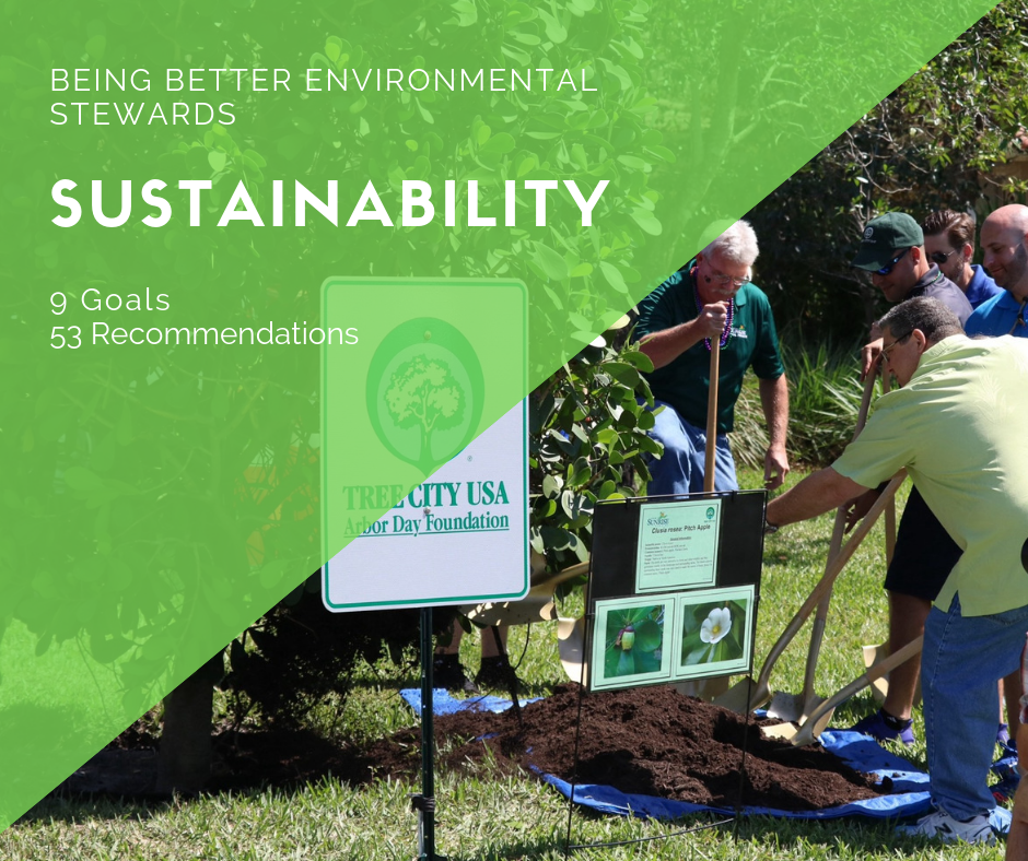 Sustainability - being better environmental stewards