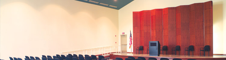 Meeting room interior at the Village Civic Center, City of Sunrise