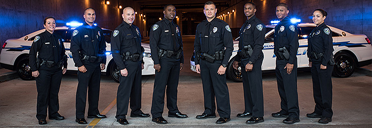 Police Officers In A Group