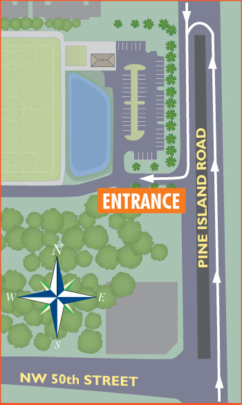 Map of Boo-Thru entrance