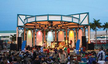 Sunrise Civic Center Amhpitheater during a concert event