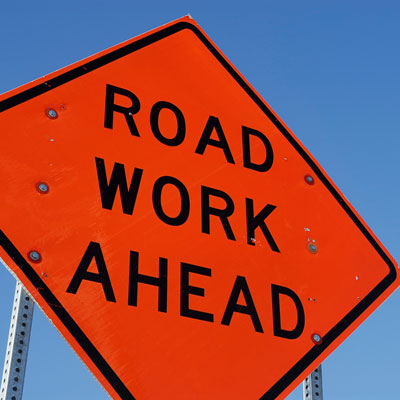 Road Work Ahead