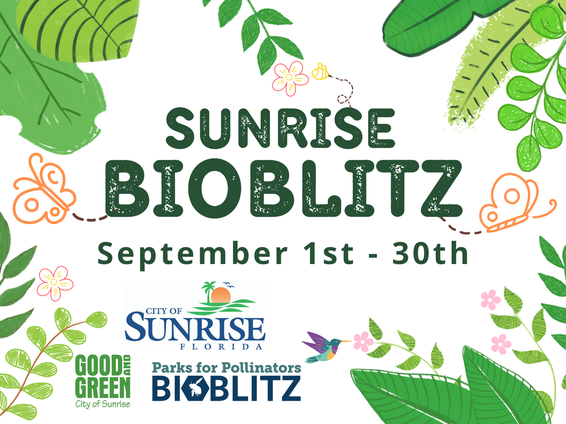 Sunrise BioBlitz September 1 through 30