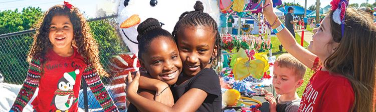 Kids participating at the Sunrise Arts & Crafts Festival