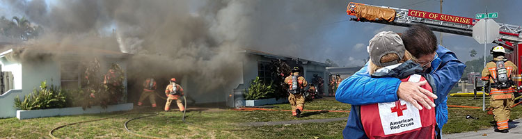 Sunrise Fire Rescue House Fire, Rescue, and Red Cross